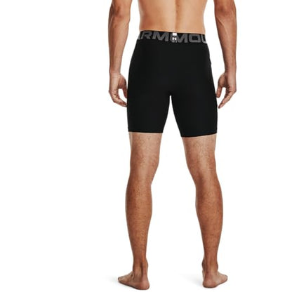 Under Armour Men's Armour Heatgear Compression Shorts - color: Black (001)/Pitch Gray, size: Medium