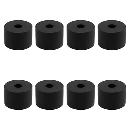 8 PCS Multi Purpose Rubber Spacer, 1-1/5" OD x 5/16" ID x 1" Thickness Rubber Washers for Screws, Anti Vibration Pads for Bolts, Car, Boat, Home (30 * 8 * 25mm) - size: 1-1/5" OD x 5/16" ID x 1" Thickness