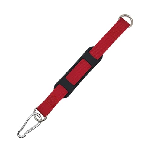 Boxing Bag Hanger Heavy Strap Punching Bag Holder Strong Hanger Strap | Home Gym Fitness Gear Women Men Exercises Equipment for Hammock, Pulley, Sandbag - color: Red