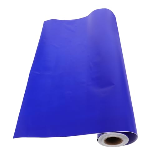 Aquarium Background PVC Self Adhesive Tank Wallpaper for Underwater Scenery Durable Cling Decor Easy DIY Installation for Aquatic Environments - color: Blue