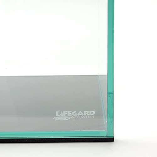 Lifegard Aquatics 15 Gallon Rimless Aquarium, Clear Glass, Ultra Clear Sealant Fish Tank, 5mm Thick with Dense Leveling Mat for Freshwater/Marine, Home or Office Decor (23.22"x11.02"x13.38") - size: 15 Gallons