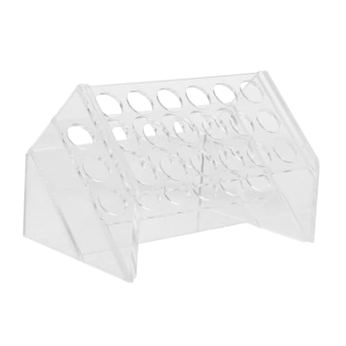 Multifunctional Rack for Test Tubes Storage Organizer with Angled Design for Easy Access Lab Test Tube Holder
