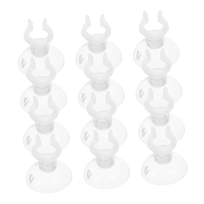 BESPORTBLE 20pcs Transparent Aquarium Cup Tubes Clips Fish Tank Holders Functional Water Tubing Clips for Visibility and Aesthetic Appeal