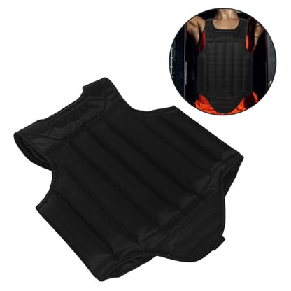 Portable Chest Protector for Boxing Training, Lightweight Dark Guard