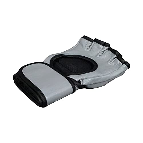 Flight MMA Fight Gloves - color: Grey, size: Large