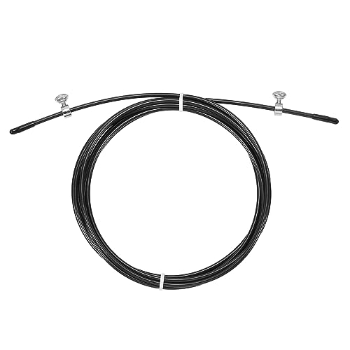 PATIKIL Speed Jump Rope Replacement Cable Professional Skipping Rope Steel Wire Replace for High Speed Jump Ropes - color: Black