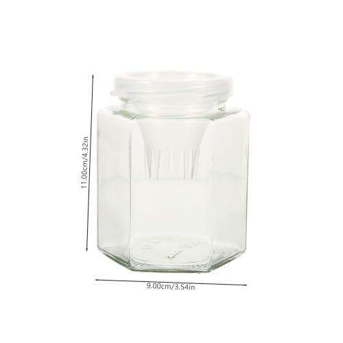 DECHOUS Glass Fish Bottle Portable Catching Fish Shrimp Tool Reusable Winter Outdoor Fishing Container
