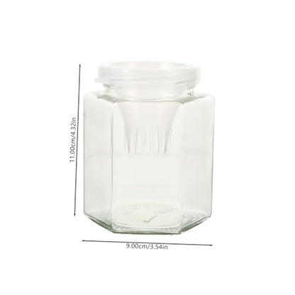 DECHOUS Glass Fish Bottle Portable Catching Fish Shrimp Tool Reusable Winter Outdoor Fishing Container