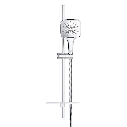 GROHE 26585000 Rainshower SmartActive 24" Shower Slide Bar Kit - 3 Sprays, 1.75 gpm, Starlight Chrome