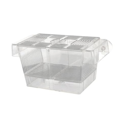 predolo Aquarium Hatching Box for Fish Breeding with Suction Cups for Betta Guppy, L - size: L