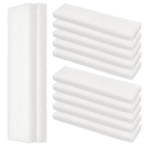 12-Pack A-226 Foam Filter Pads Inserts Compatible with Hagen Fluval 404/405 / 406/407 Filtration Systems Sponge, Aquarium Bio Sponge Replacement for Fluval Foam Filter, Easy to Insall