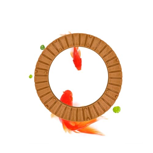 Aquarium Portal Dock/Pier Feeding Ring | Decorative Aquarium Floater Ring | Dock Floating Decor