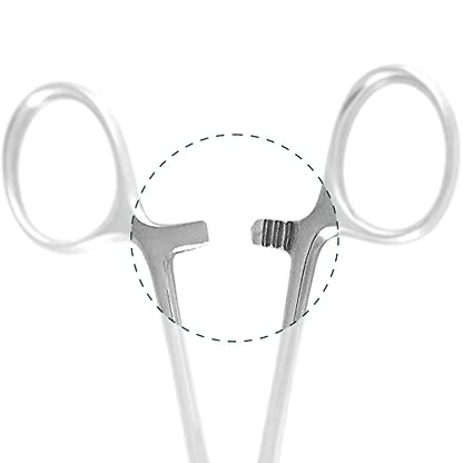 SURGICAL ONLINE Set of 2 Premium Quality 12" Rochester Pean Hemostat Forceps Straight & Curved Clamps Three Locking Positions - SurgicalOnline