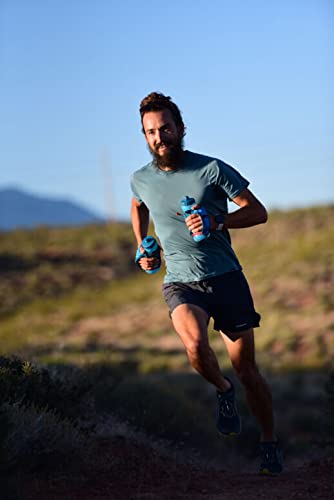 Ultraspire Iso Pocket 3.0 Handheld Water Bottle (Emerald Blue, 20 oz)