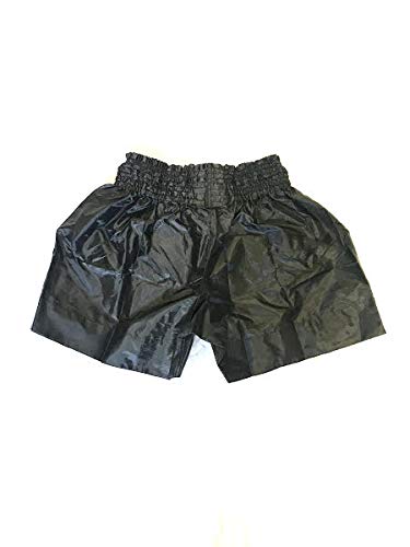 Muay Thai Martial Arts Boxing Shorts | Fitness Grappling Fighting Training Kickboxing Shorts Black & Yellow - size: XX-Large
