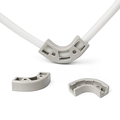 90 degree Elbow Conduit 1/4 Flow Bend Clip for 1/4 RO Tubing(Pack of 4)