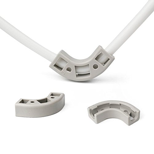 90 degree Elbow Conduit 1/4 Flow Bend Clip for 1/4 RO Tubing(Pack of 4)