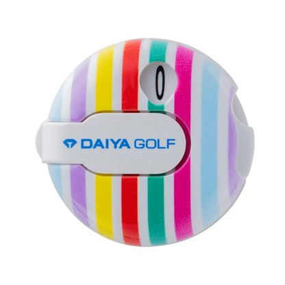 Daiya Golf AS-434 AS-461 ASL5401 Sanrio Hello Kitty My Melo Chrome Cinnamon Kikirara Pom Pom Pom Plin One Reset Counter - color: Rainbow