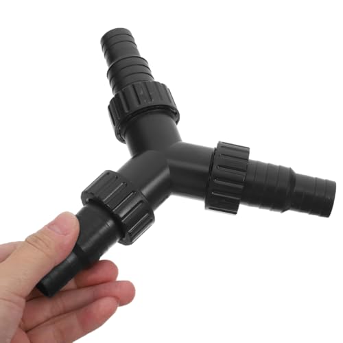 Abaodam Water Pump Tee Connector for Aquarium and Fountain 3-Way Hose Splitter Adapter Compatible with 0.79In and 0.98In Tubing Submersible Pump Accessory for Indoor Fish Tank and Garden Pond