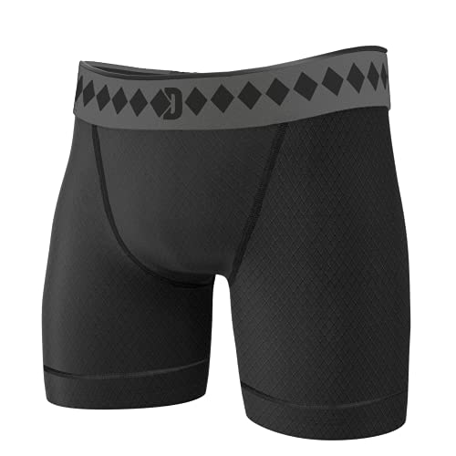 Diamond MMA Compression Performance Short with Built-in Jock Strap Black - size: Small