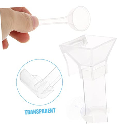 BESPORTBLE 1pc Fish Feeder Tube for Shrimp and Fish Sinking Bottom Tray Reduces Waste and Easy to Clean Feeding Accessory