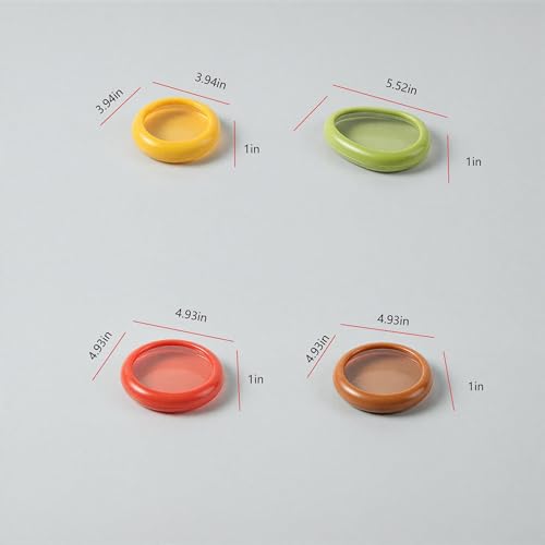 Set of 4 Reusable Fruit & Veggie Saver Boxes, Washable Fresh Produce Storage Containers for Avocados, Tomatoes, Apples, Garlic, Onions & Vegetables