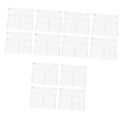 balacoo 12pcs Acrylic Aquarium Lid Support Brackets Fish Tank Cover Holders for Tanks Sturdy and Safe for Rimless Aquariums and
