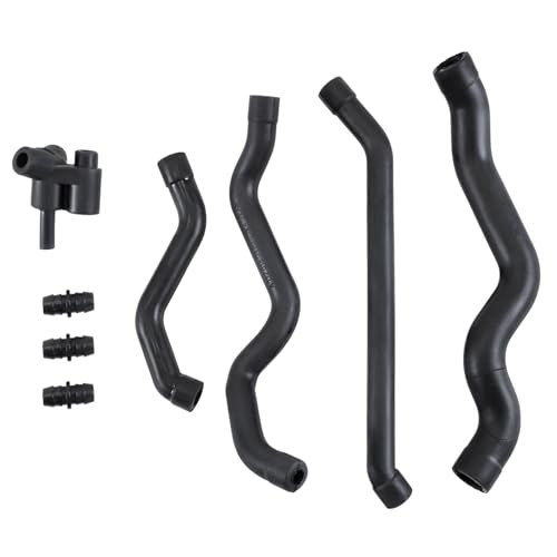 Crankcase Ventilation Hose Kit Air Intake Tube Connector Compatible with Mercedes Benz 1998-2011 Replace 1120180382 1120180482 1120180282 1120180182