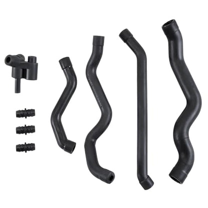 Crankcase Ventilation Hose Kit Air Intake Tube Connector Compatible with Mercedes Benz 1998-2011 Replace 1120180382 1120180482 1120180282 1120180182
