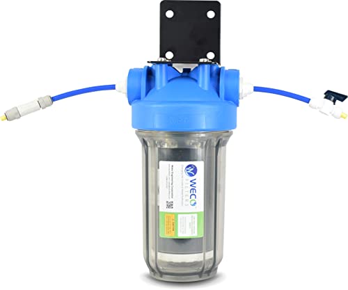 WECO FDI-1045 Color Changing Deionizing Mixed Resin Kit with Cartridge - TDS Filtration for Aquariums with Premium Housing Kit - 4-1/2" x 10" - style: with Premium Housing Kit