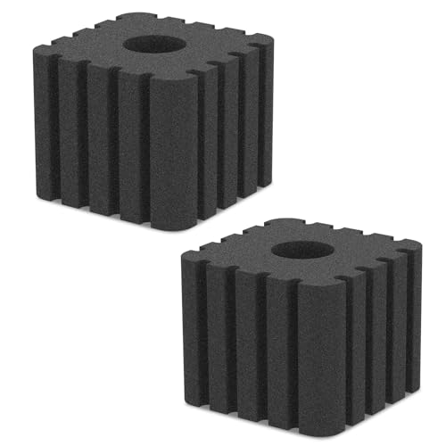 AQQA Aquarium Sponge Filter Replacement Sponges for AQ046-M (2Pack) - size: Replacement for Medium