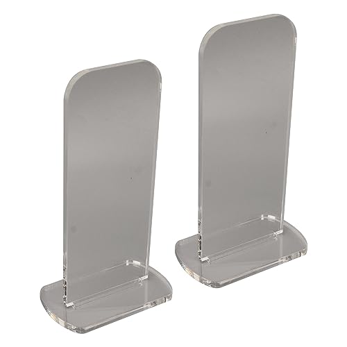 Glove Stand for Boxing, 2Pcs Acrylic Boxing Glove Stand Vertical Boxing Glove Display Stand Acrylic Gloves Holder for Boxing Collectors (Transparent) - color: Transparent