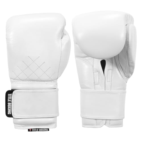 Title Boxing Ko-Vert Training Boxing Gloves - color: White, size: 16 oz