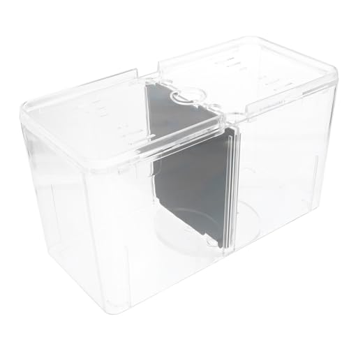 Mikikit Multi-Functional Fish Breeding Isolation Box Aquarium Hatching Container Cover for Safe Spawning and Separation of Aggressive Fish
