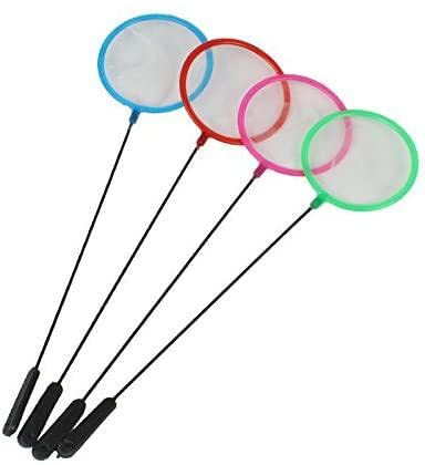 Aquarium Daphnia Removal Net Cleaning Tool Small Round Fish Net Fine Mesh 4 Pieces (s) Random Color Practical and clever