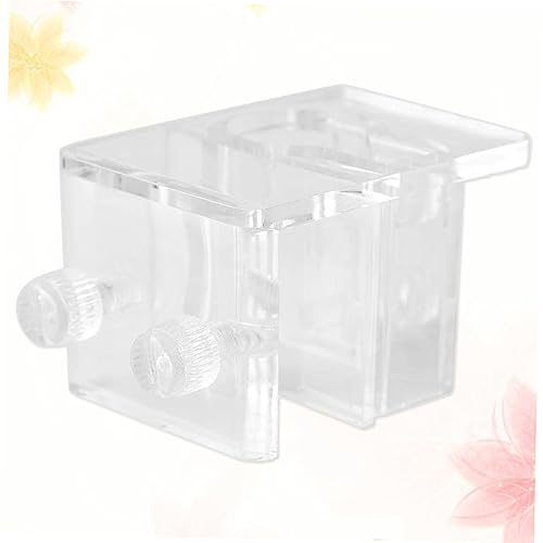 Kisangel Acrylic Fish Tank Water Holder Clamp Fixed Clip for Aquarium Hose Tube