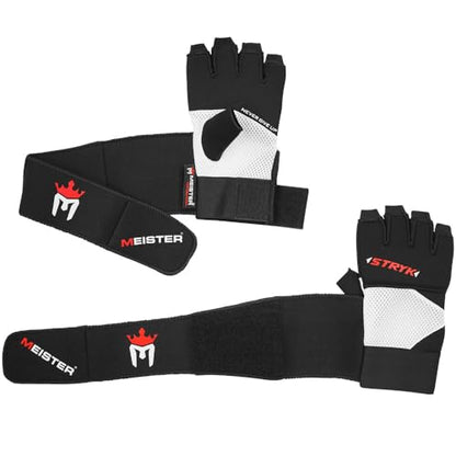 Meister Inner STRYK Gloves w/EliteGel for Boxing & MMA - size: Small