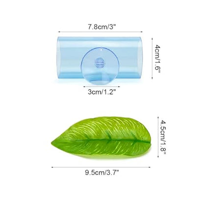 Betta Fish Tunnel Toys,Acrylic Hollow Betta Fish Hideout Tube Hollow Design for Small Fish Shrimp Betta Guppies