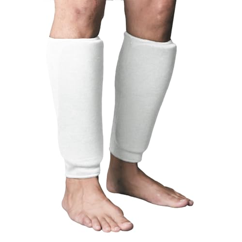 ProForce II Martial Arts Shin Guards - color: White, size: Medium