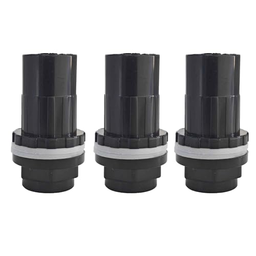 3PCS 25mm/0.98" PVC Aquarium Water Pipe Connector, Straight Tube Joint for Fish Tank Filter Systems, Universal Hose Fitting Accessories for Aquarium Plumbing