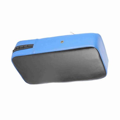 Estink Taekwondo Punching Pads PU Leather Kicking Pad 40 X 20 X 10 Cm with Metal Hole Grip Bar and 5 Cm Elastic Band for Boxing Kick Training Adults and Teens - color: Blue