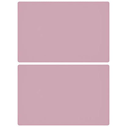 23.6'' by 15.7''Flexible Silicone Placemat Non Slip Waterproof Heat Resistant Dinner Table Mat (Light Pink-2 Pcs) - color: Light Pink-2 Pcs