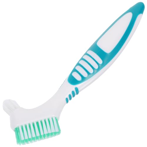 Turtle Shell Cleaning Brush Double-Head Compact Tool with Ergonomic Handle for Aquatic Turtle and Tortoise Care Removes Mud Dirt from Shell and Tank 6.29X1.96X0.59In - color: As Shown 1