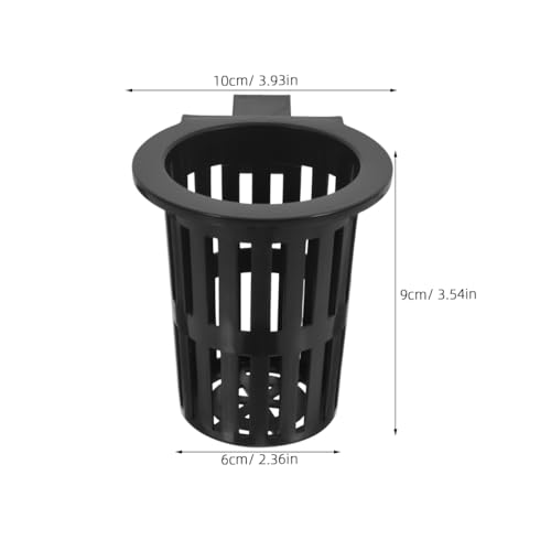 Kisangel 2Pcs Hydroponic Hanging Baskets, Small Wall Mounted Plant Nursery Pots for Healthy Root Growth Fish Tank Planter