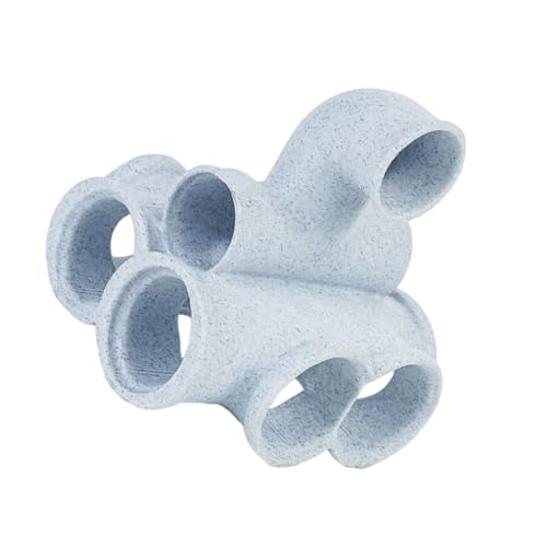 Multiple Hole Tube Shelter Place Fishtank Decoration Aquarium Ornament Hidings Place for Small Pet Fish and Shrimp
