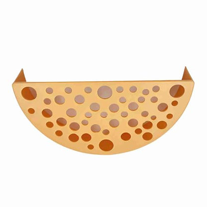 Non Fading Plastic Shrimp Breeding Cave, Aquarium Tunnel Protector with Delicate Landscape Hollow Hideouts for Fish & Shrimp Pond Fish Accessories Aquarium Ornaments (Orange)