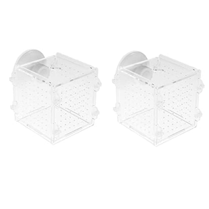 LIOOBO Guppy Breeder Box Fish Isolation Aquarium Incubator Acrylic Fish Tank Accessory