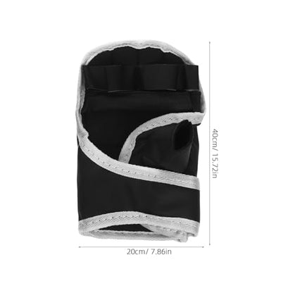 BESPORTBLE Boxing Gloves Wrist Wraps Half-Finger Kickboxing Gloves Breathable Palm for Men and Women Taekwondo Sparring Punching Bag Workout