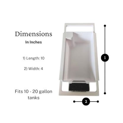 in Tank, Breeder Box with Air Lift, Outflow Sponge, and Screen for Extra Small Fry