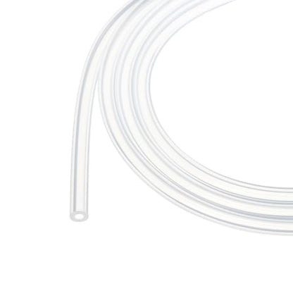 1m(3.3ft) 3mm(1/8") ID x 6mm(1/4") OD Silicone Tubing Clear Industrial Plastic Tubing Pure Silicone Hoses for Pump Siphoning Draining Irrigation Brewing - color: Clear, size: 1/8" x 1/4"